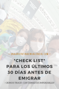 check list antes de emigrar
